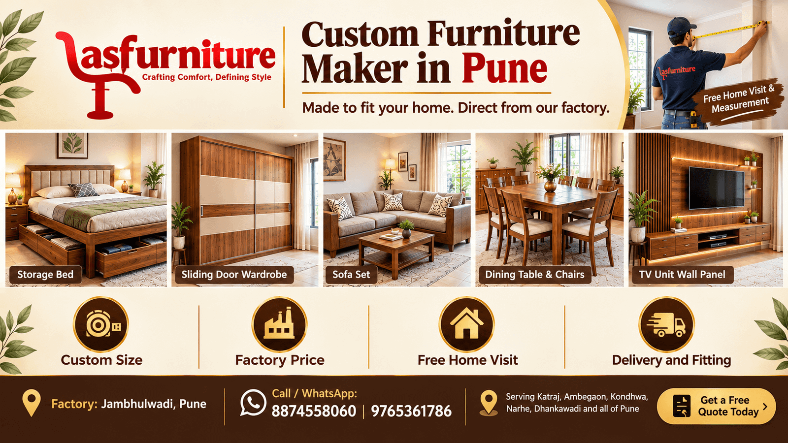 Custom Furniture Maker in Pune